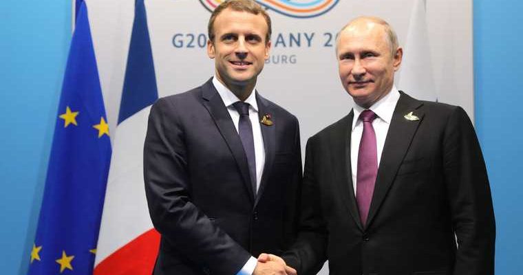 Макрон Путин разговор